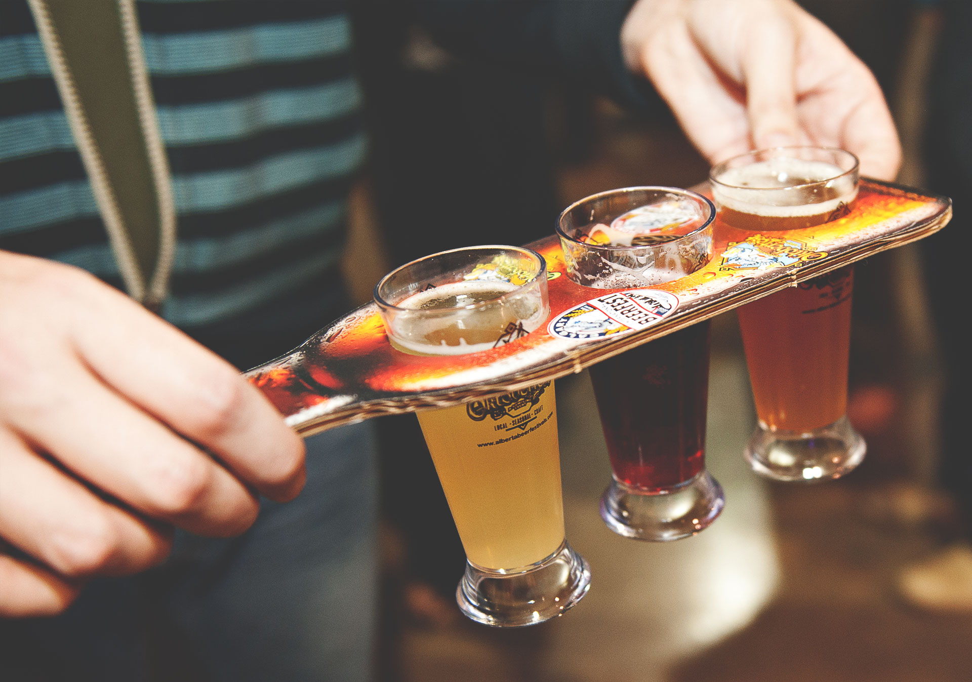 Sample a flight at the Calgary International Beerfest.