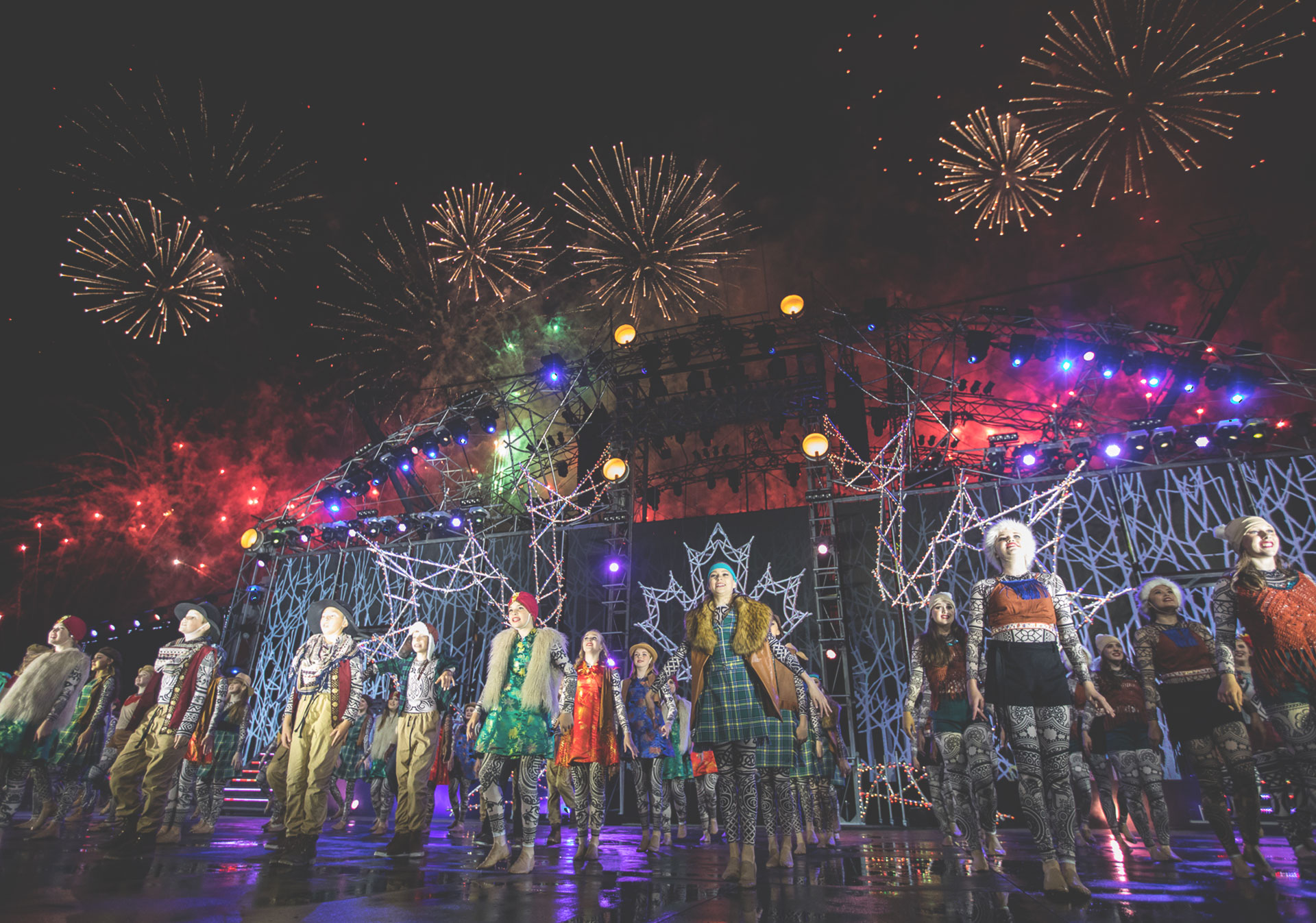 The Calgary Stampede Evening Show is an entertainment spectacular.