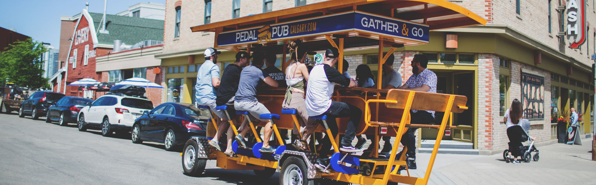 Pedal Pub craft beer tour in Inglewood Calgary