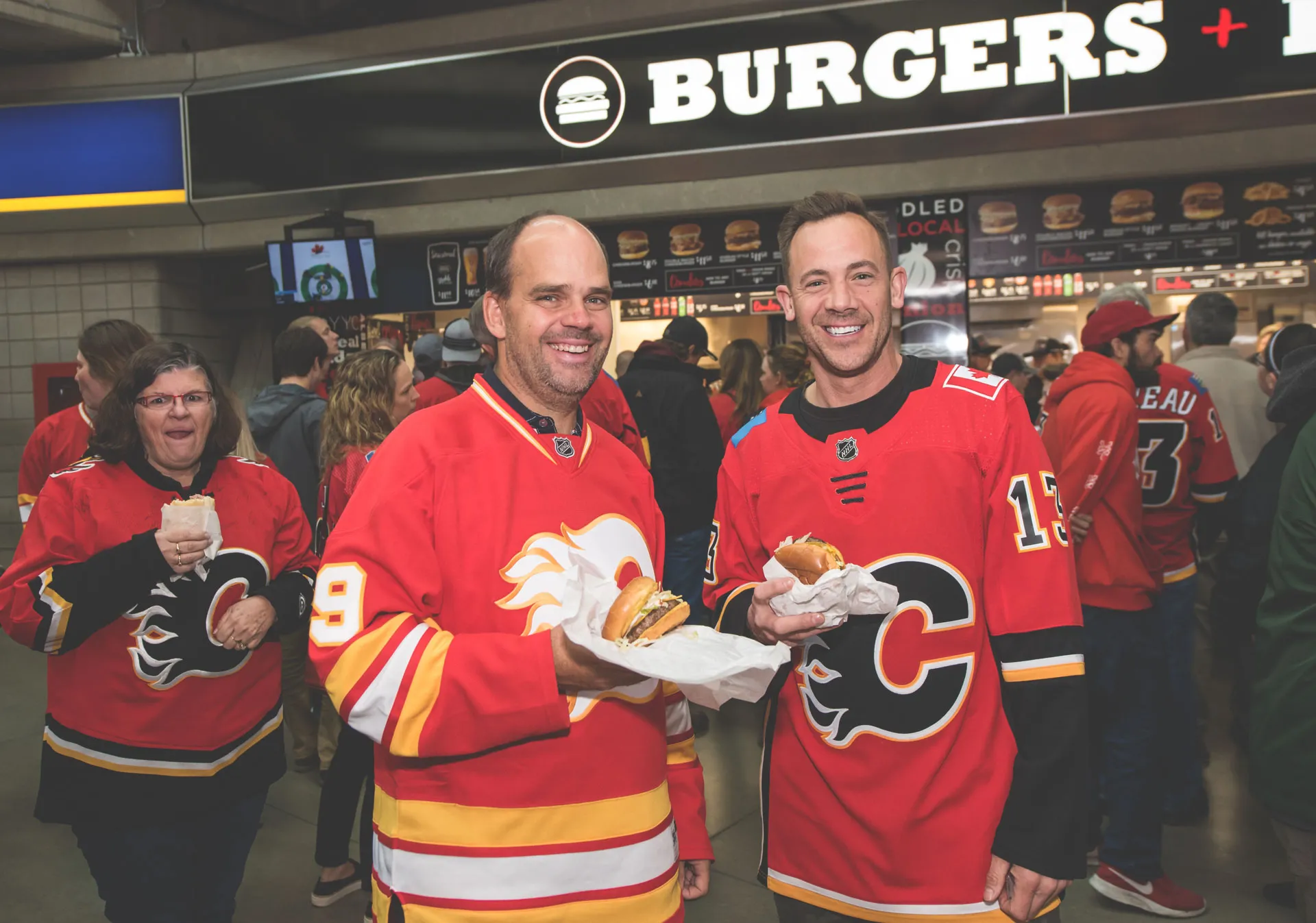 Grab a bite to eat at the Scotiabank Saddledome.