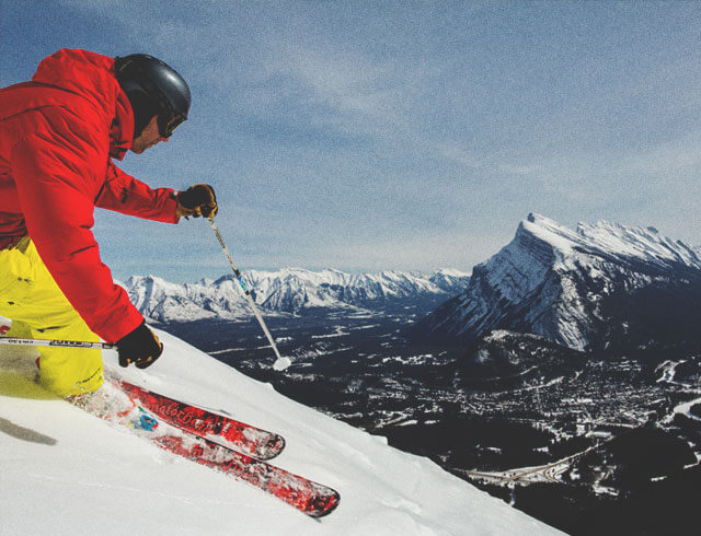 Skiing in Alberta