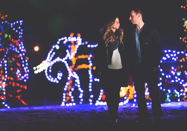 Checking out the ZOOLIGHTS at Wilder Institute/Calgary Zoo