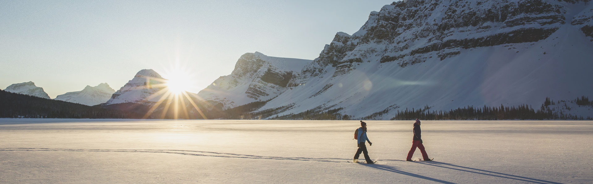 snowshoeing in the rockies