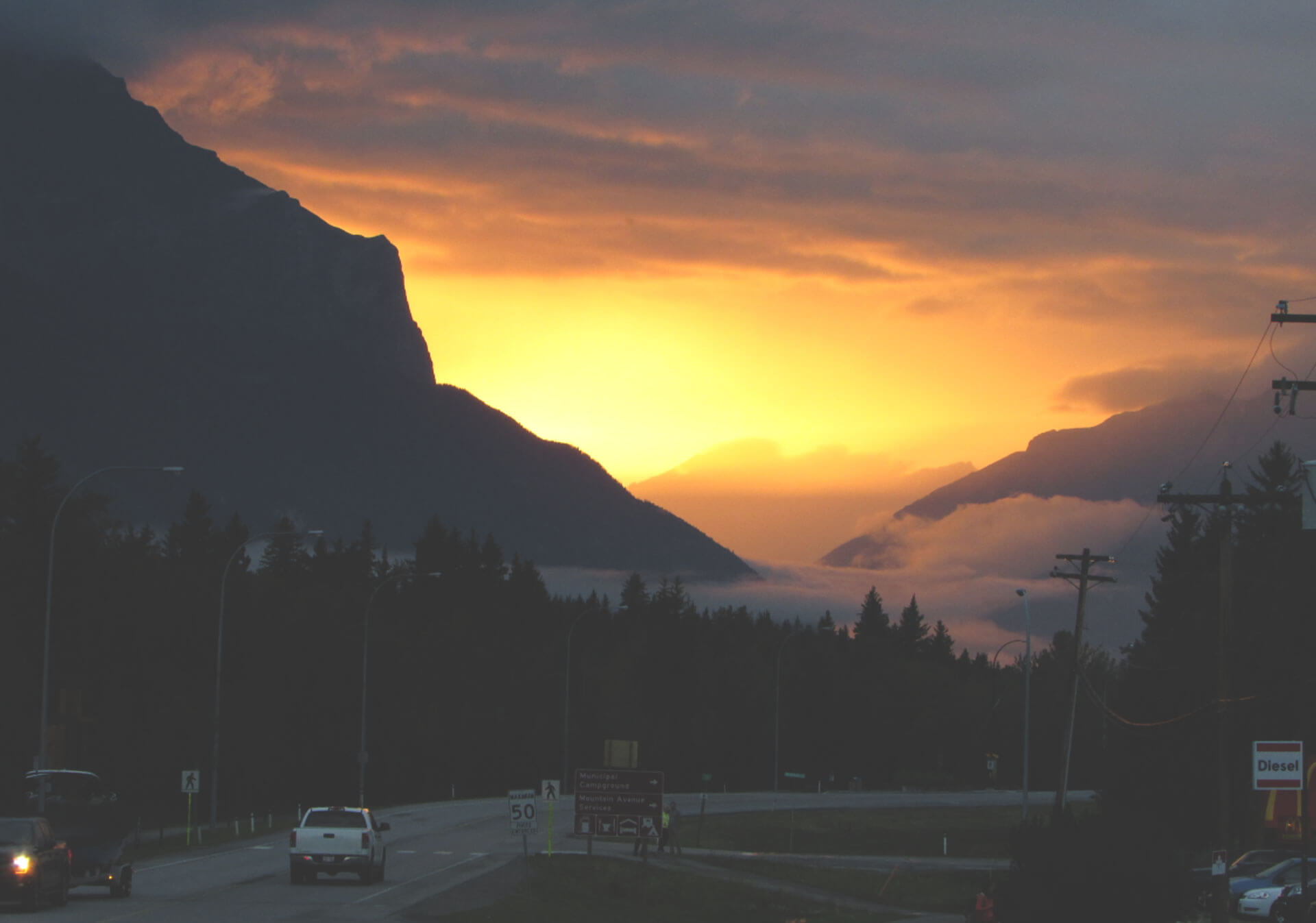 Canmore sunset