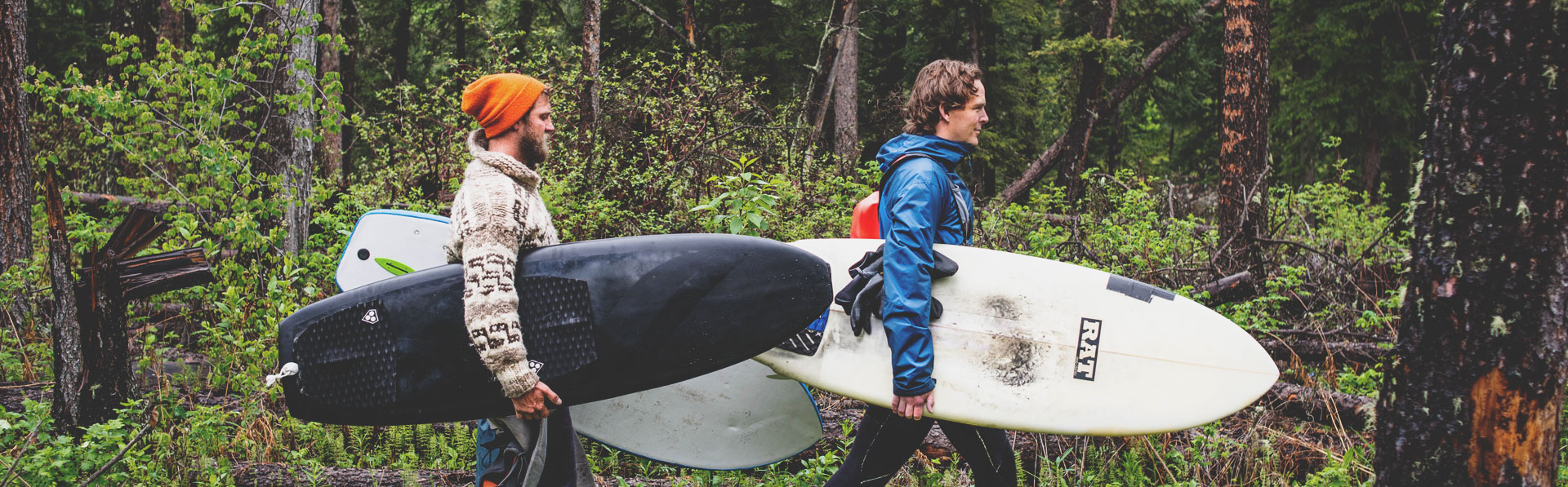 River surfing in Alberta