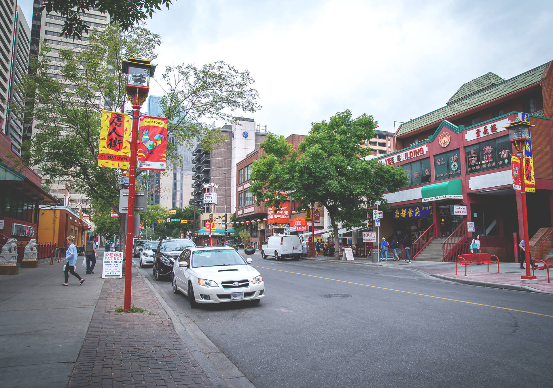 Chinatown in downtown Calgary