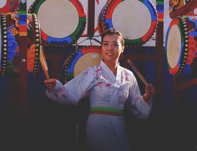 Traditional Demonstration for Chinese New Year in Chinatown Calgary