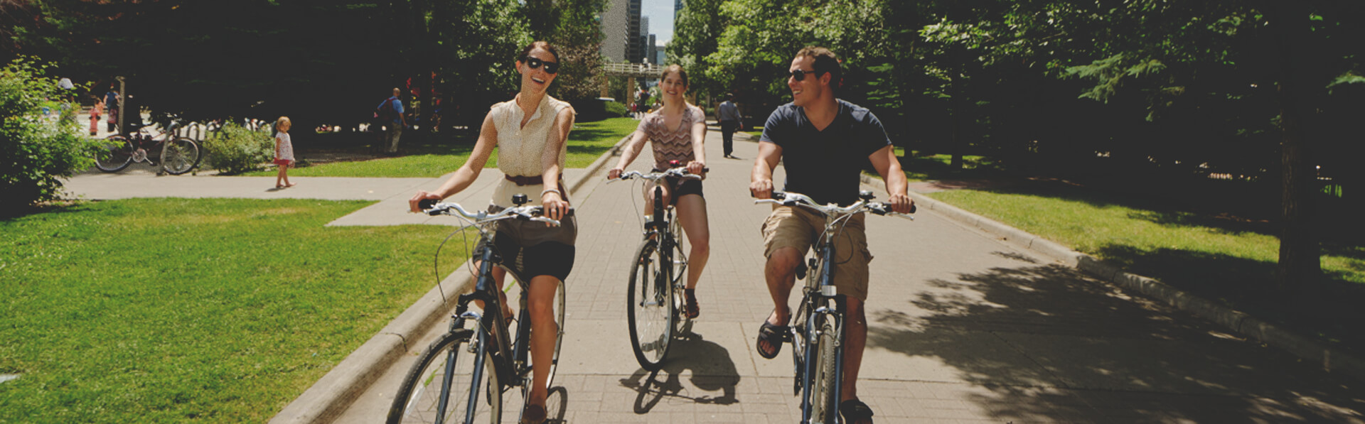 biking prince's island eau claire