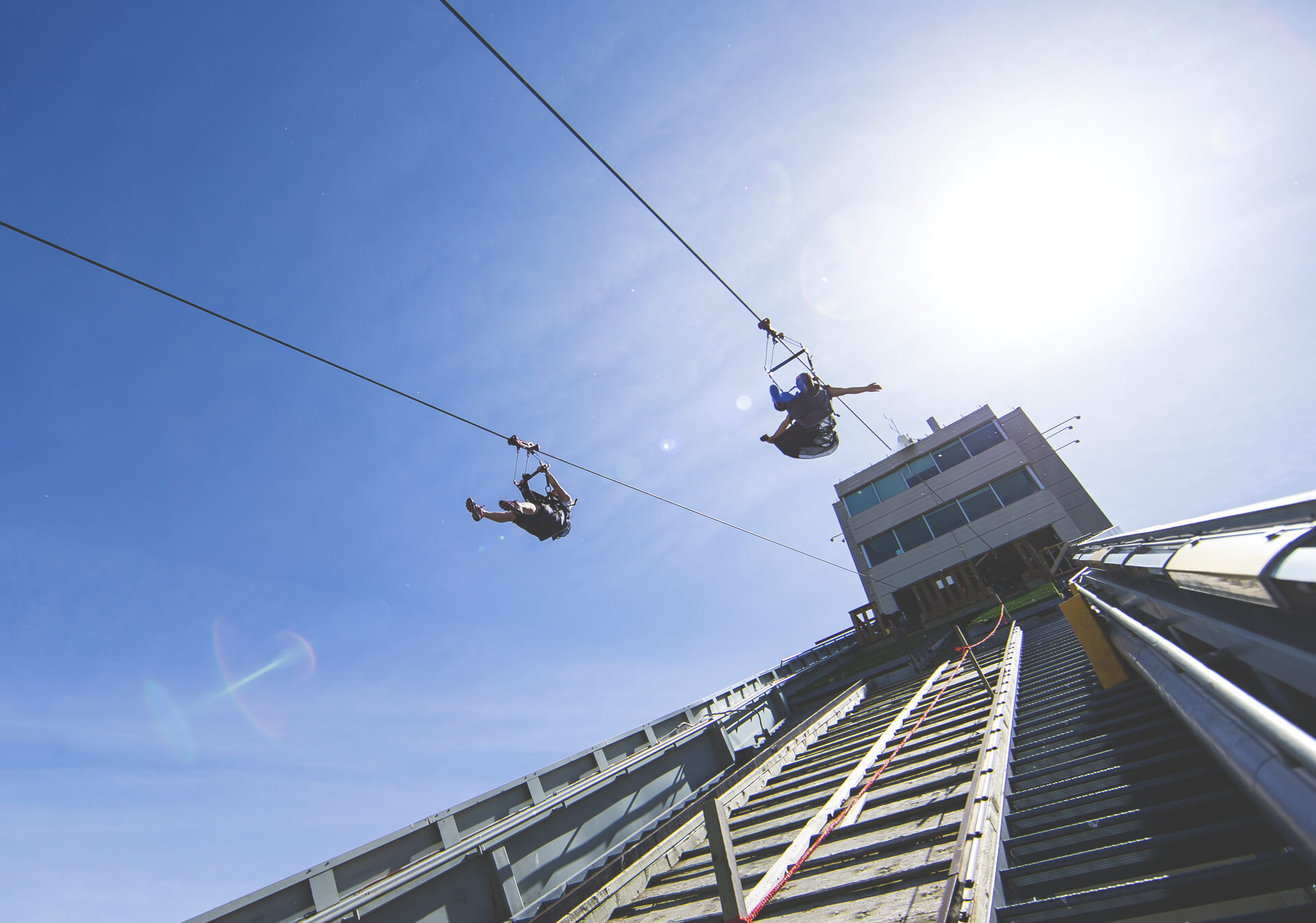 Feel the rush of North America’s fastest zipline at WinSport.