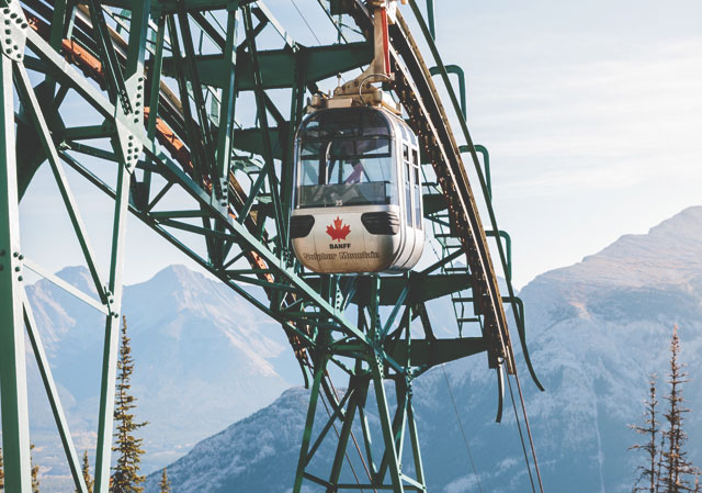 Banff Gondola at Sulphur Mountain