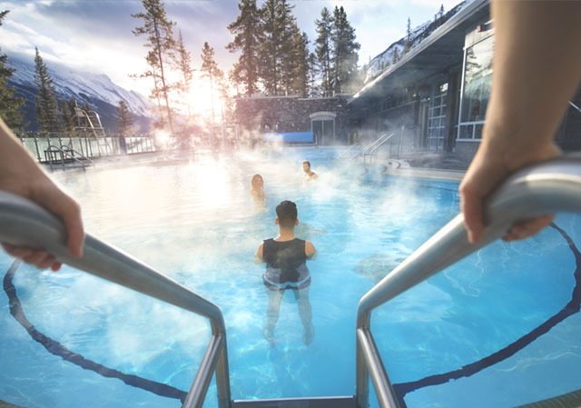 Banff Hot Springs in Banff National Park