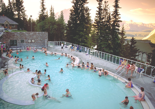 Banff Hot Springs in Banff National Park