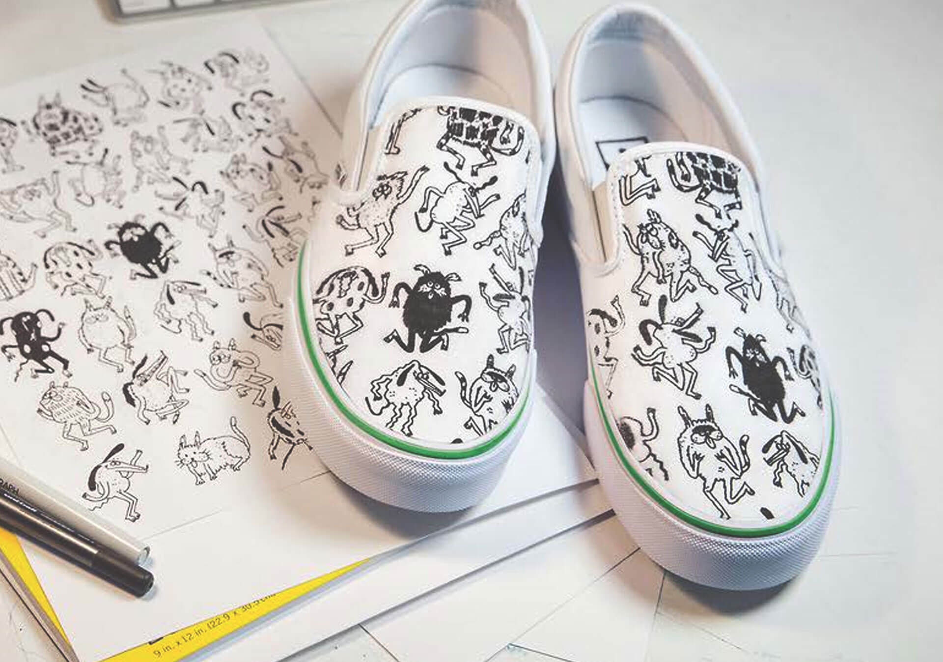 Create your own custom pair of Vans with the help of local artists in Calgary