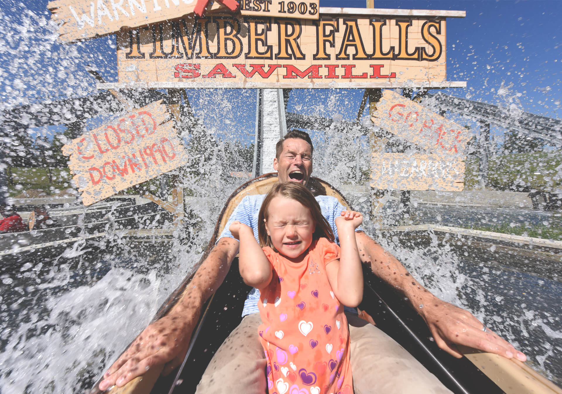 Calaway Park Timber Falls log ride