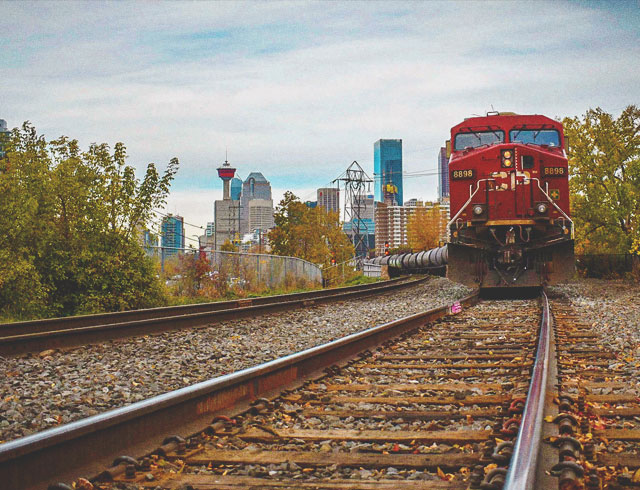 Trains in Calgary