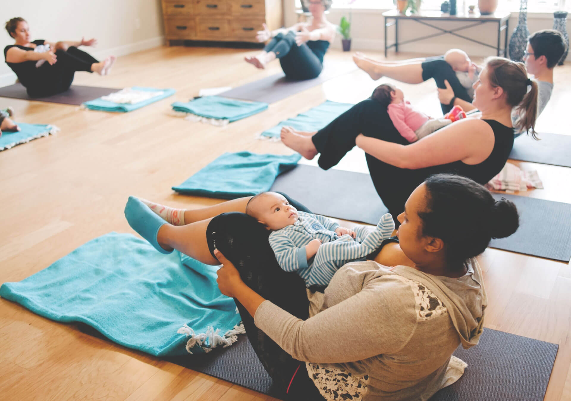 Parent & Baby Yoga at Breathe Hot Yoga