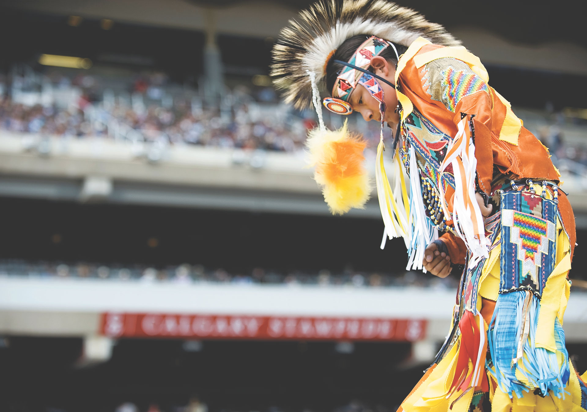 Experience First Nations culture at the Calgary Stampede.