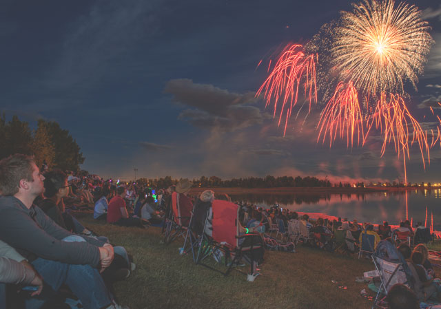GlobalFest Fireworks Calgary