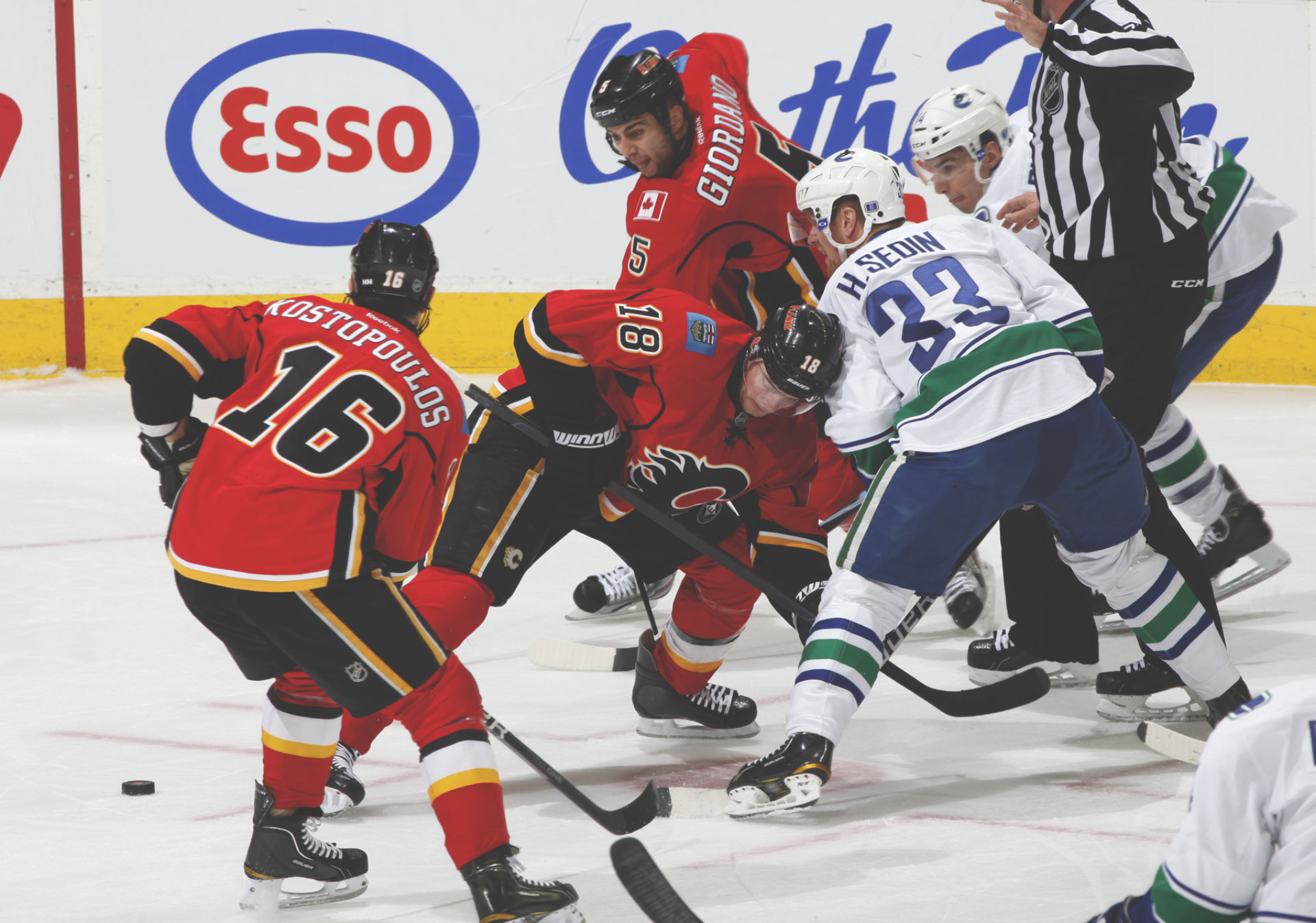 NHL Calgary Flames action