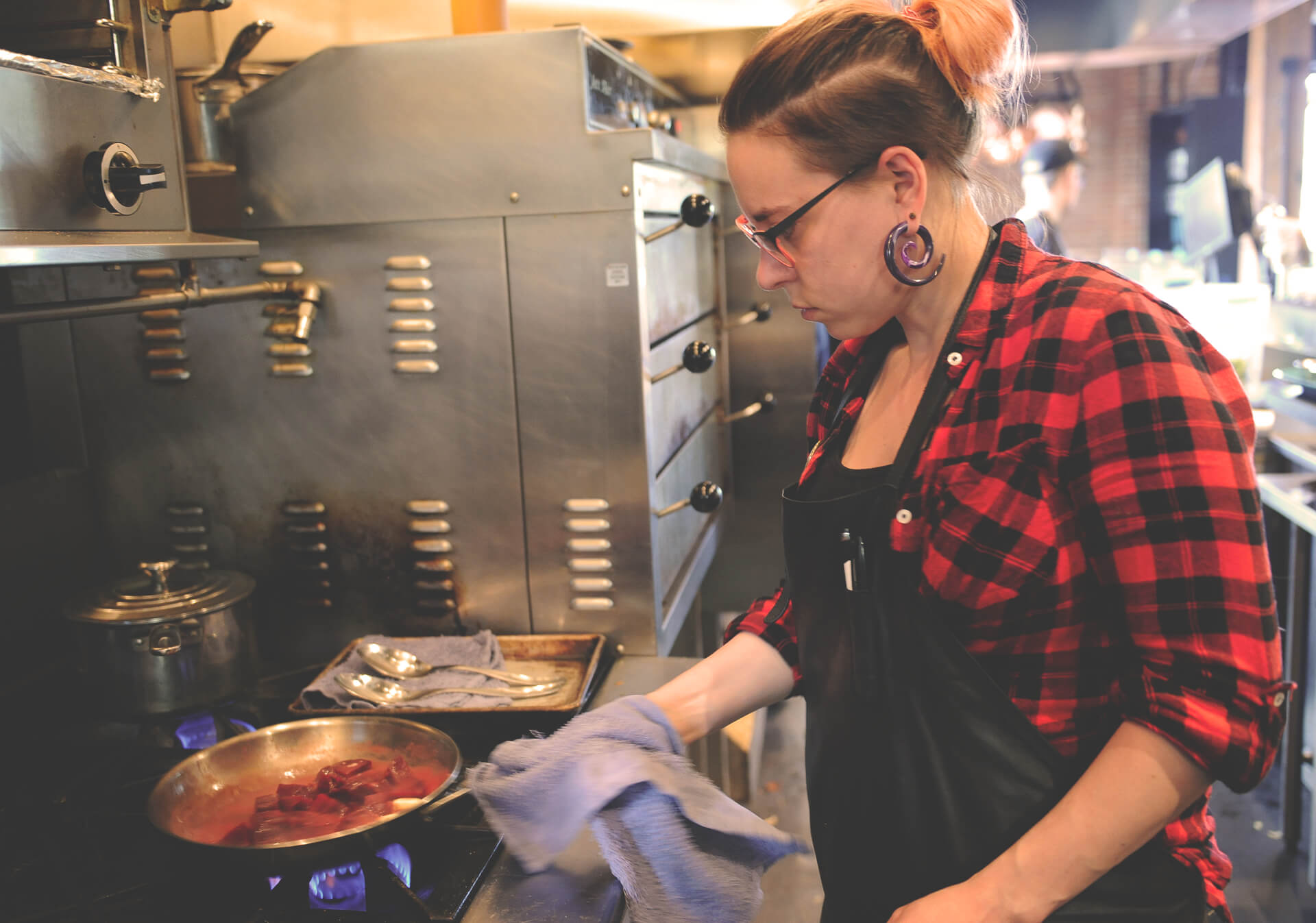 Chef Jessica Pelland at charbar