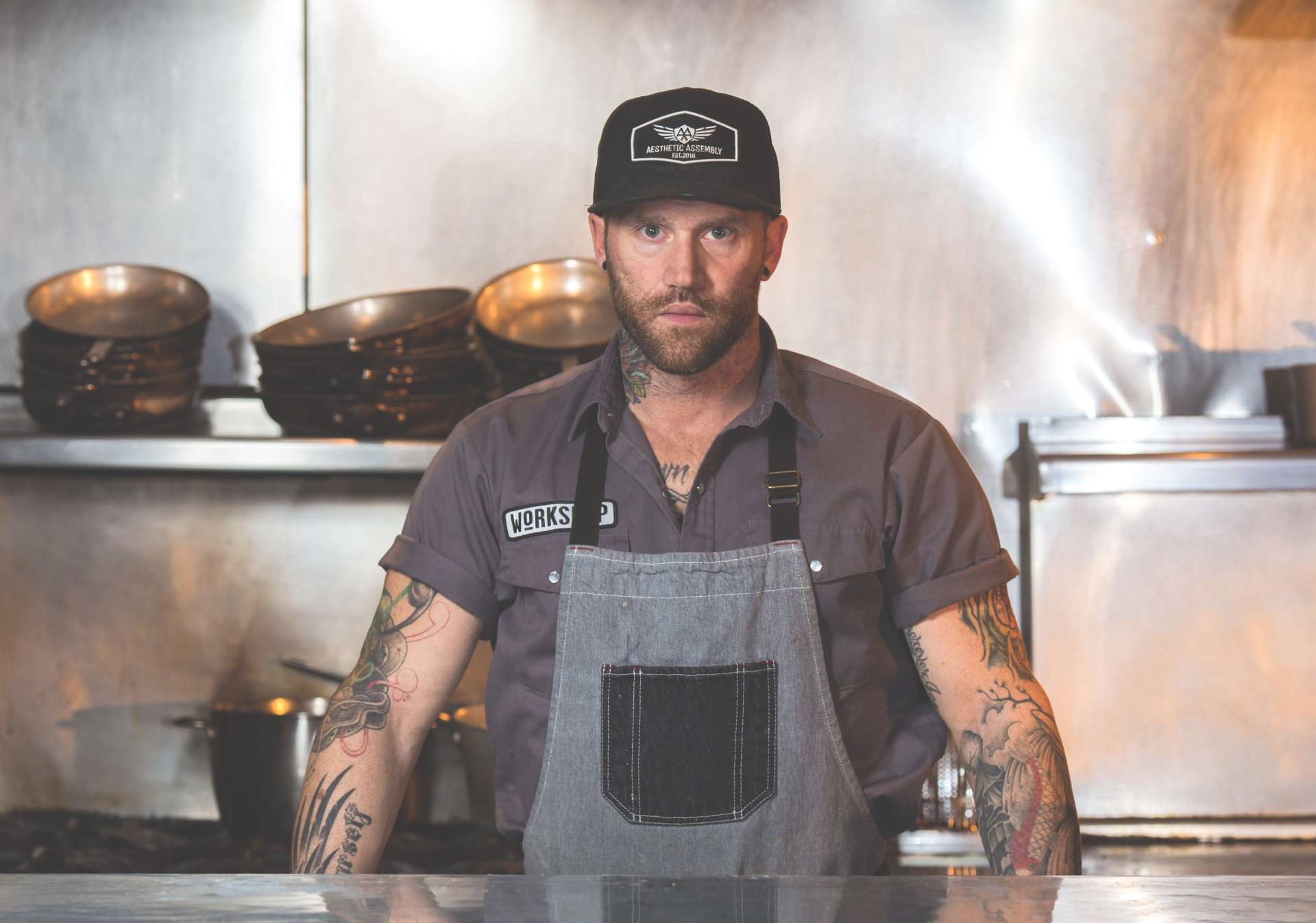 Chef Kenny Kaechele at Workshop Kitchen Culture