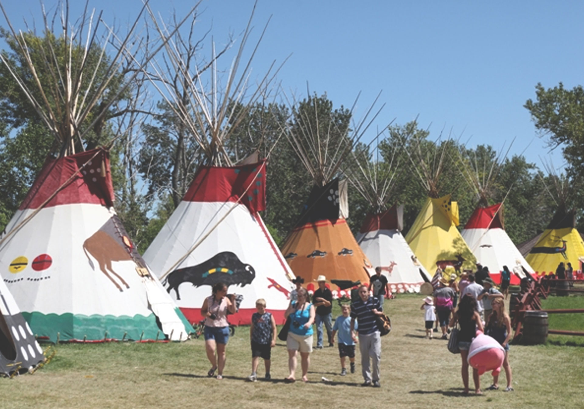 The Elbow River Camp at the Calgary Stampede.