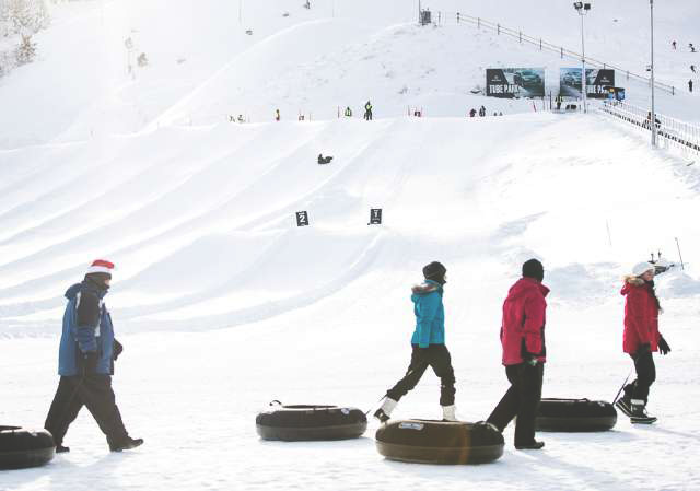 The Acura Tube Park at WinSport