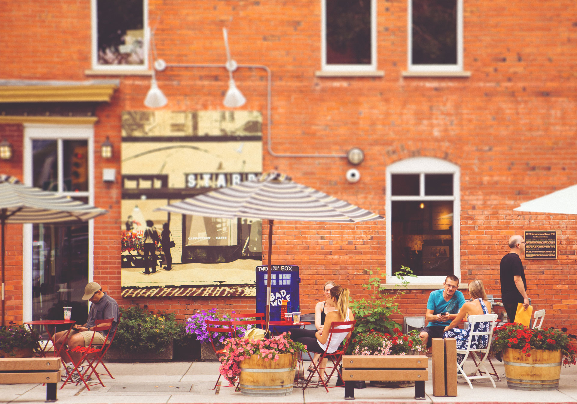 Coffee in Kensington Calgary