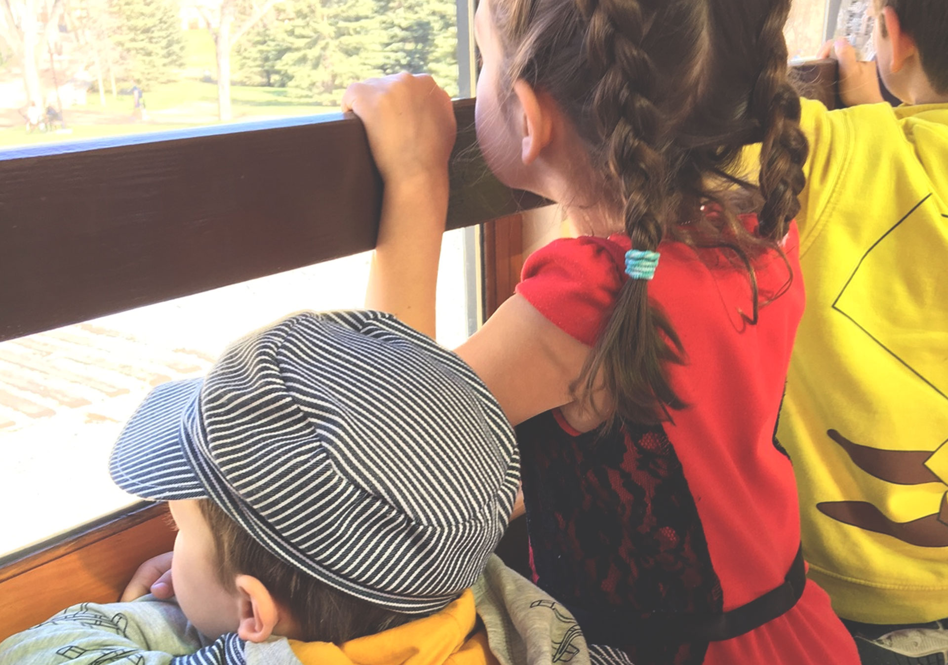 Ride a train pulled by Thomas the Tank Engine