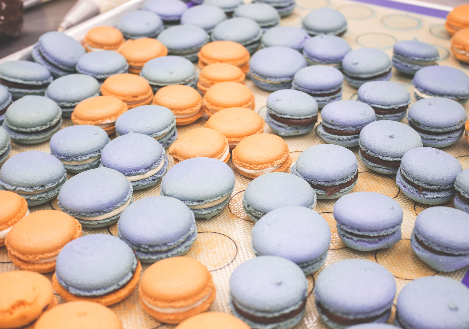 Colourful macarons from Ollia