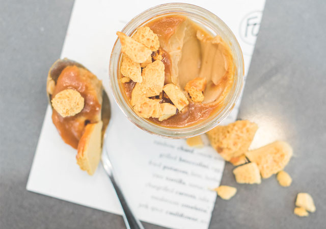 Mini Butterscotch Pudding from Ten Foot Henry.