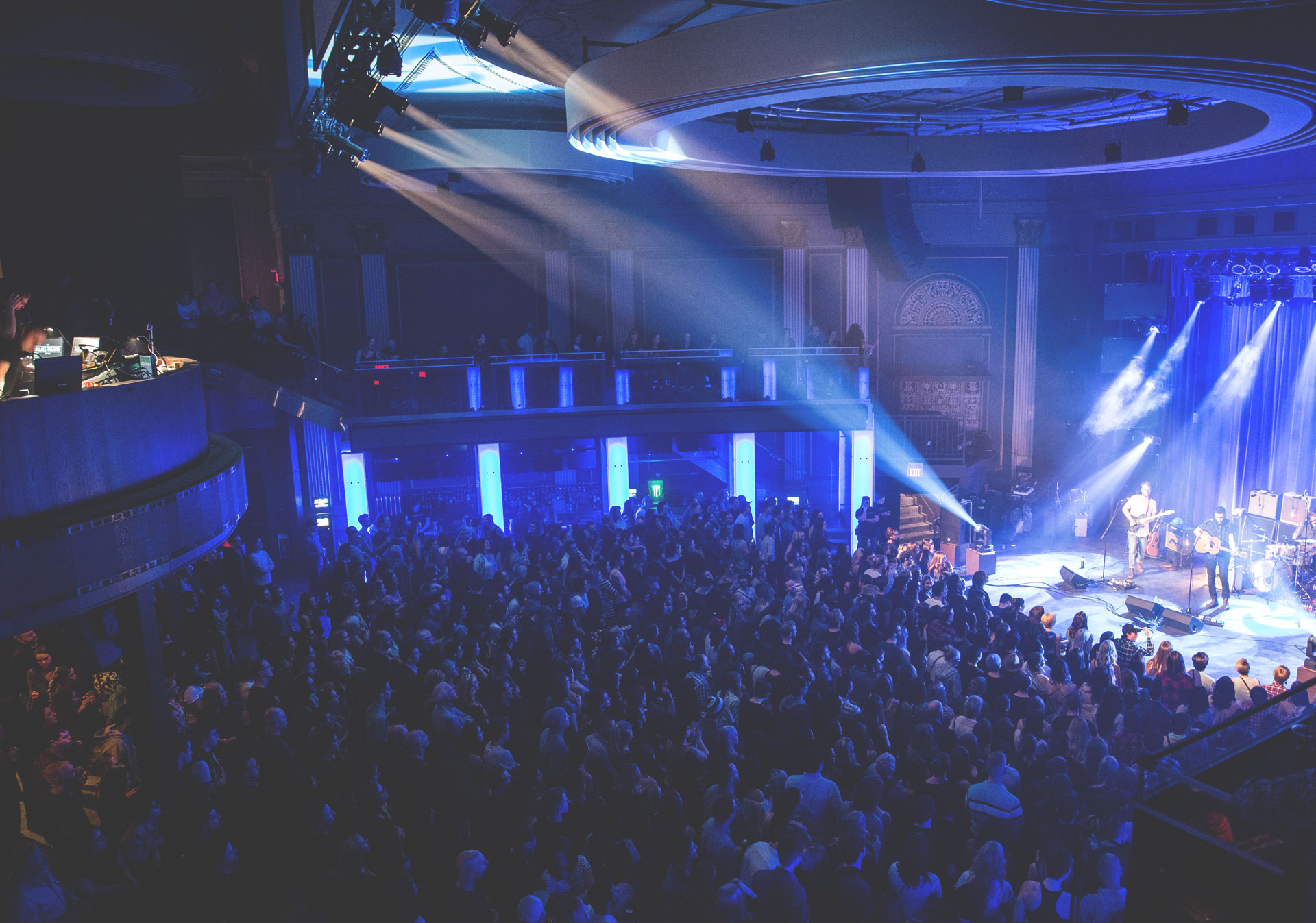 Live music at The Palace Theatre in Calgary.