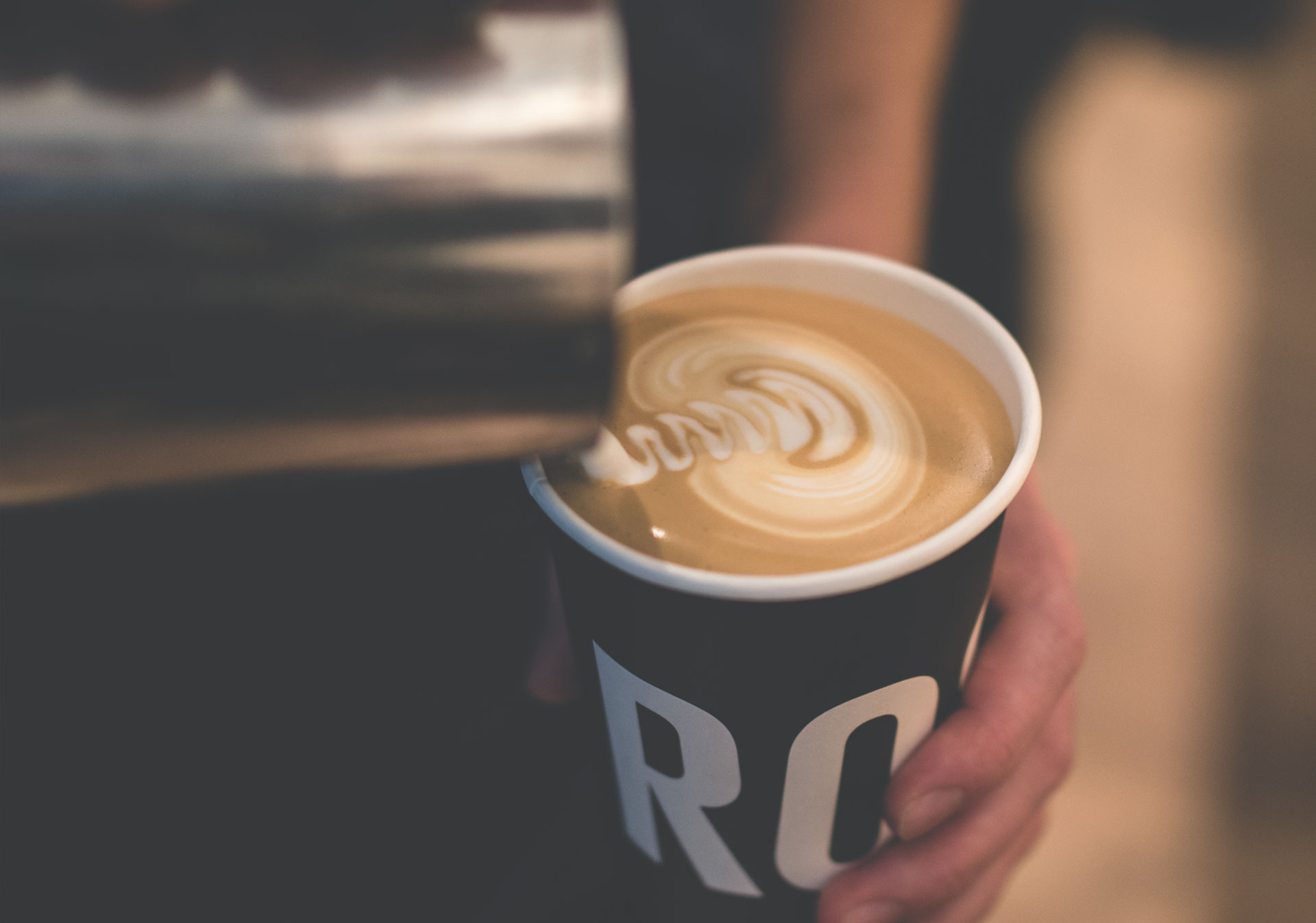 Start your day with coffee from Rosso Coffee Roasters.