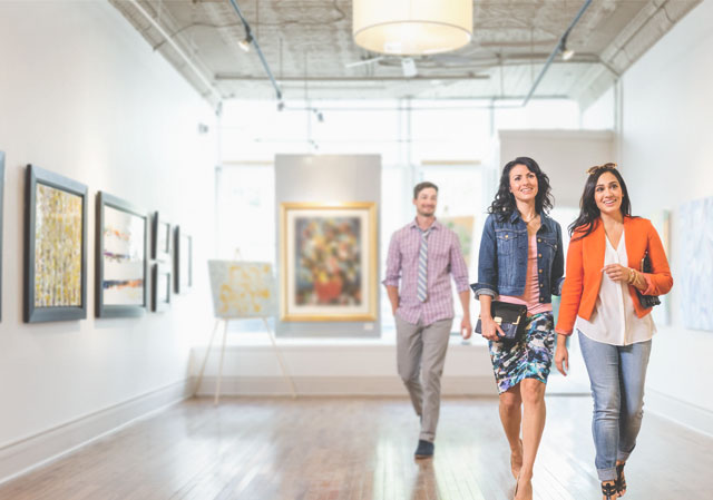 Explore art galleries in the neighbourhood of Inglewood.