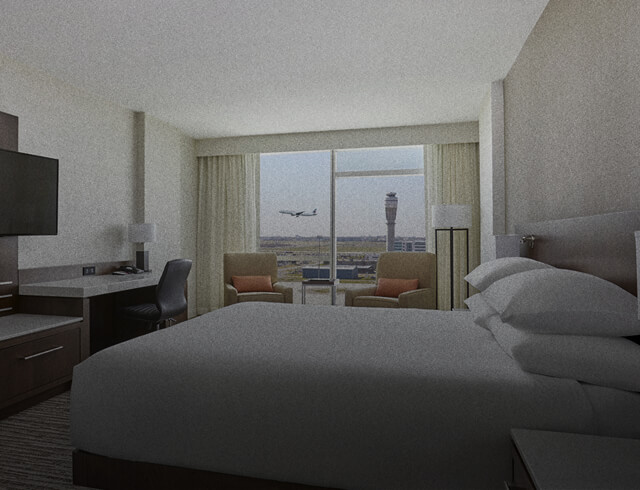 Calgary Airport Marriott in terminal hotel