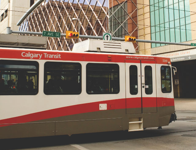C-Train Calgary Public Transit