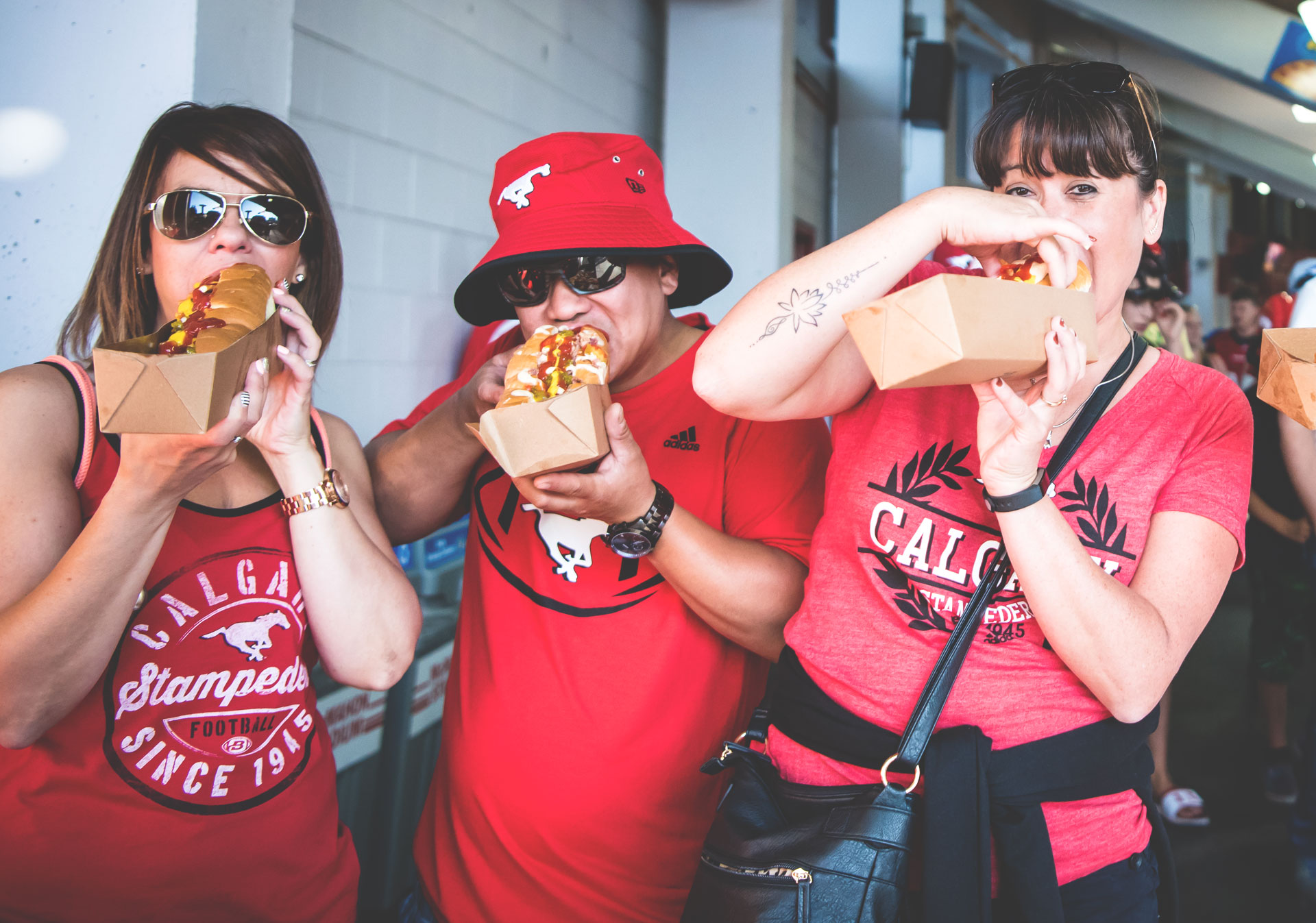 Food and drinks at McMahon Stadium.