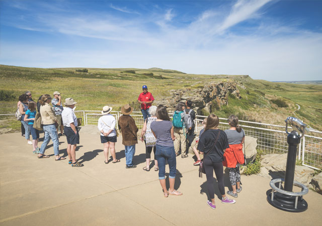 Head-Smashed-In Buffalo Jump is a UNESCO World Heritage Site (Photo credit: Travel Alberta/Jeremy Fokkens).