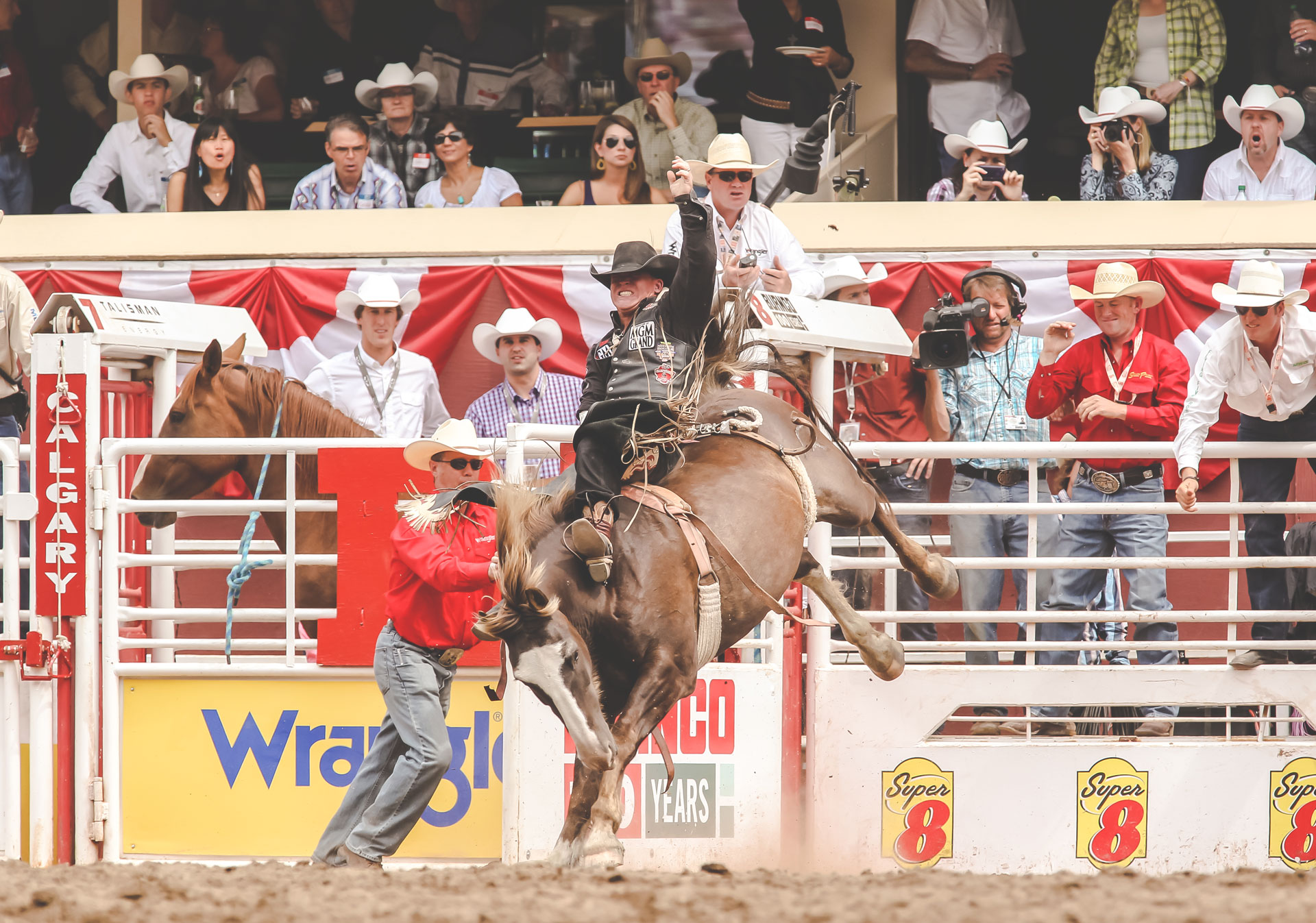 The Calgary Stampede Rodeo includes 9 exciting events.