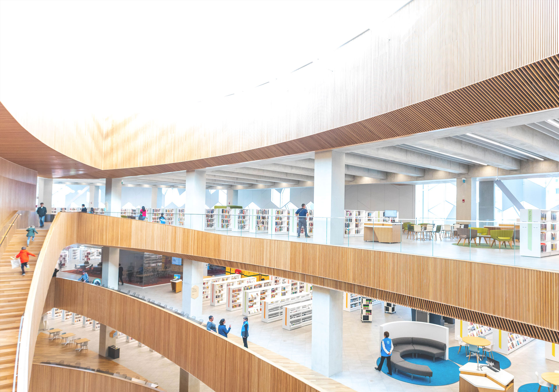 Explore the New Central Library in Calgary.