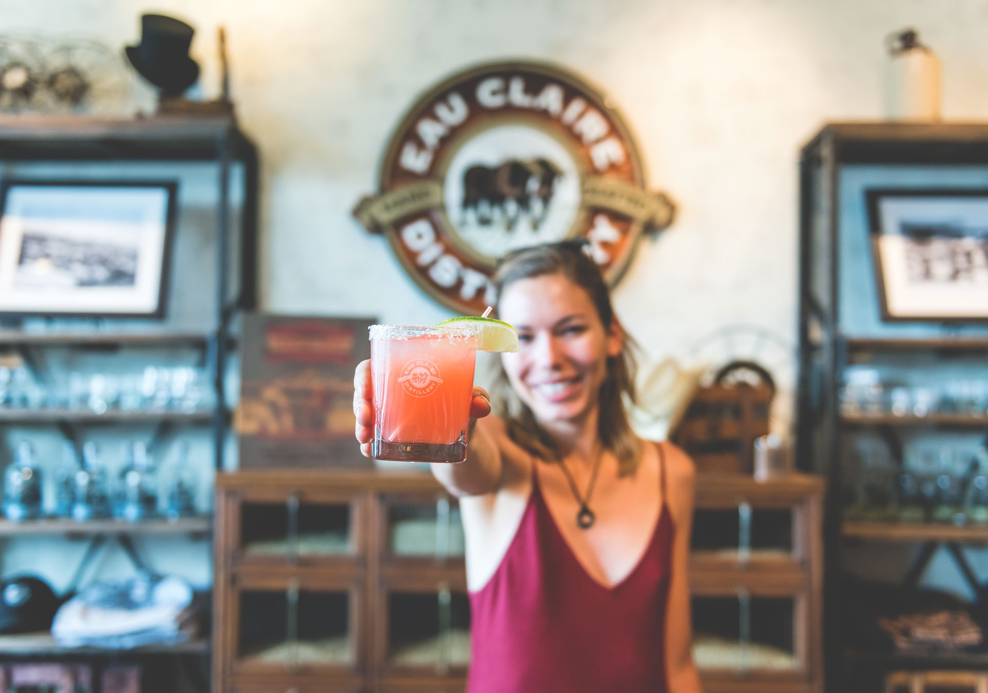 Road trip for cocktails at Eau Claire Distillery in Turner Valley (Photo credit: Jeff Bartlett).