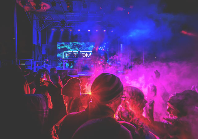 Some of the coolest Beakerhead events happen at night (Photo credit: Andrew Bain).