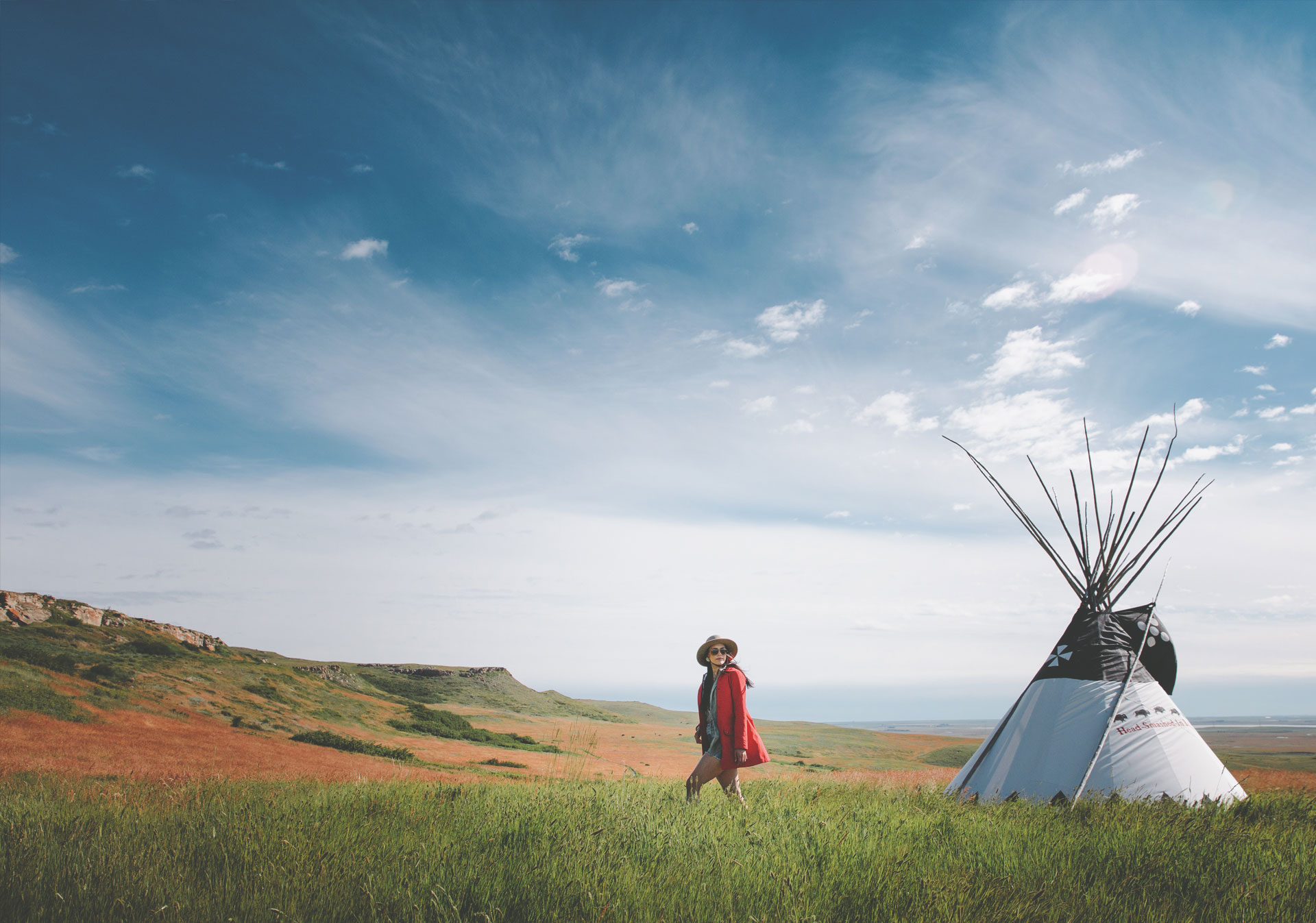 Head-Smashed-In Buffalo Jump (Photo credit: Travel Alberta/Mike Seehagel).