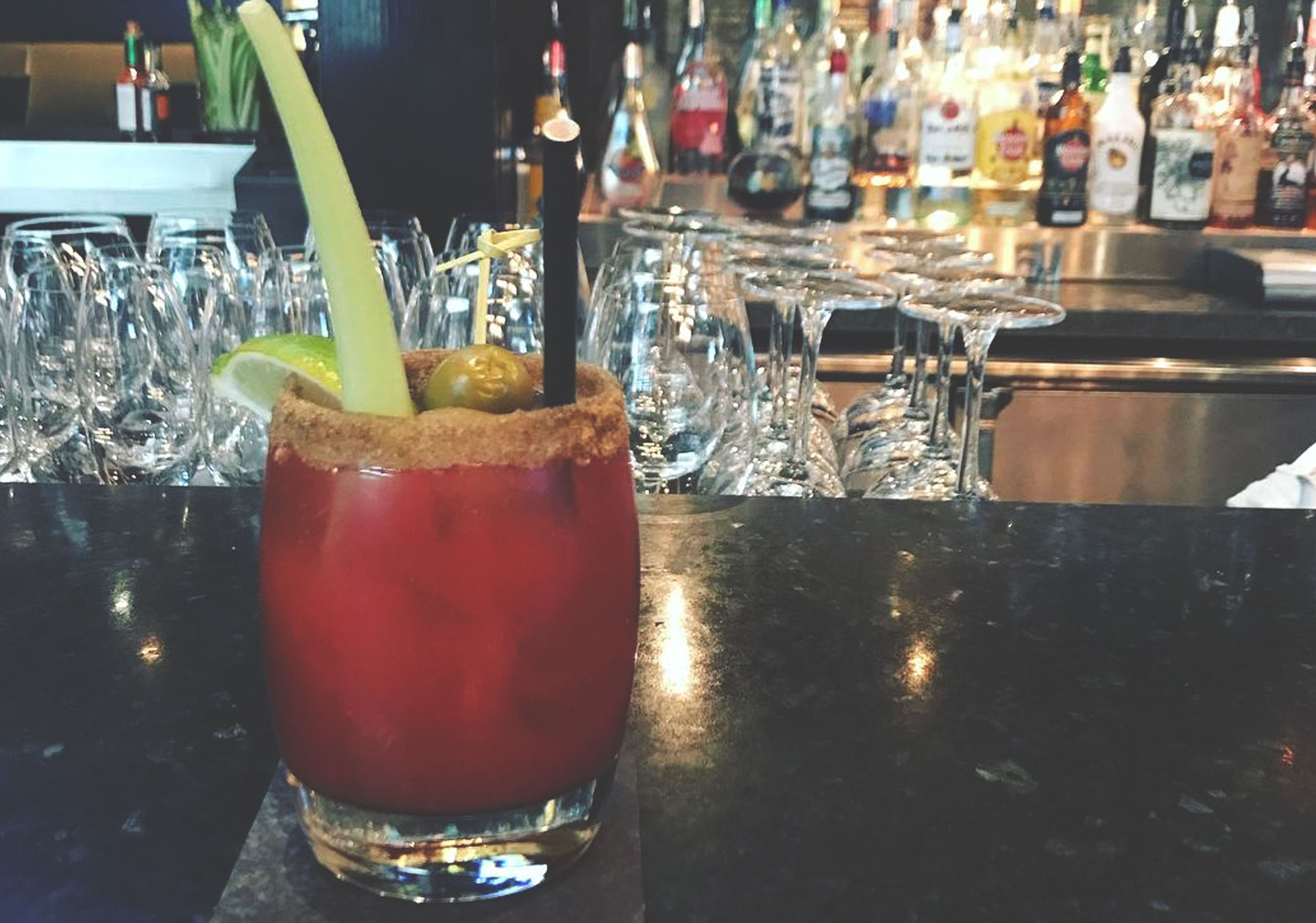 Try the original Caesar at Liquid Lounge (Photo credit @lbjasper on Instagram)