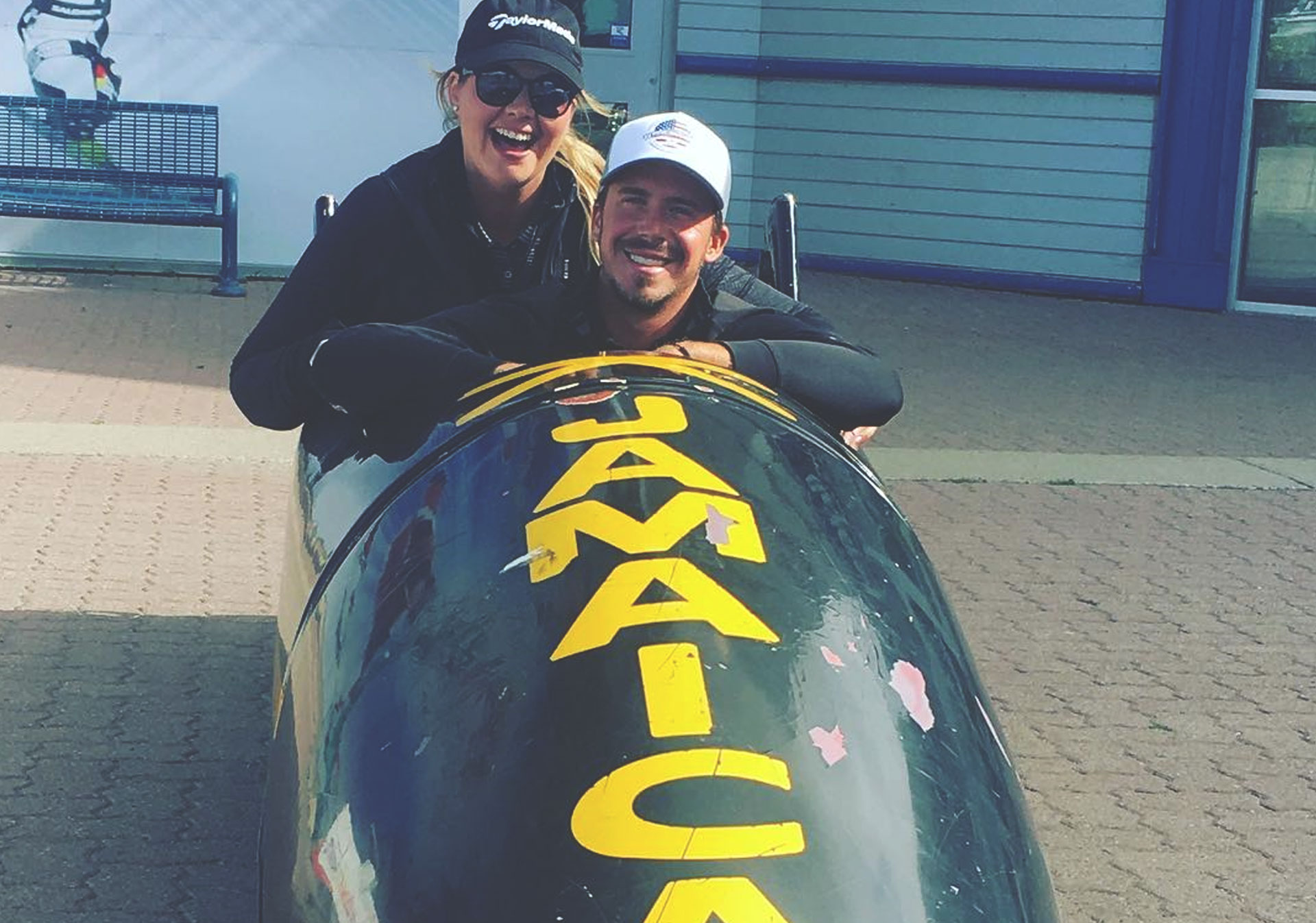 Don’t miss a photo op at the Jamaican bobsled (Photo credit: @golfplayaa on Instagram).