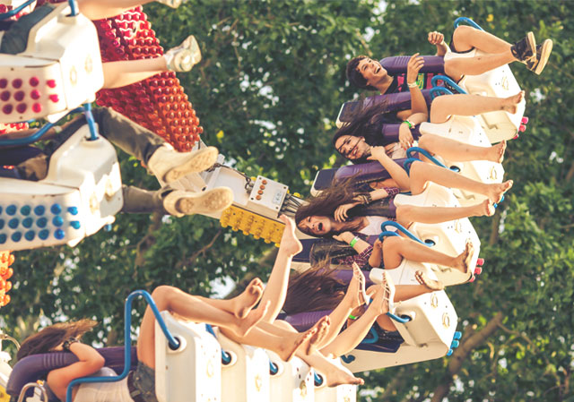 Rides for thrill seekers.
