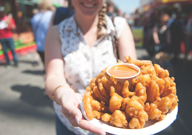 Deep-fried goodies at the Calgary Stampede.