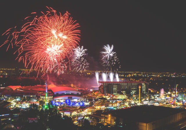 The Grandstand Show is the perfect way to finish your day at the Calgary Stampede.