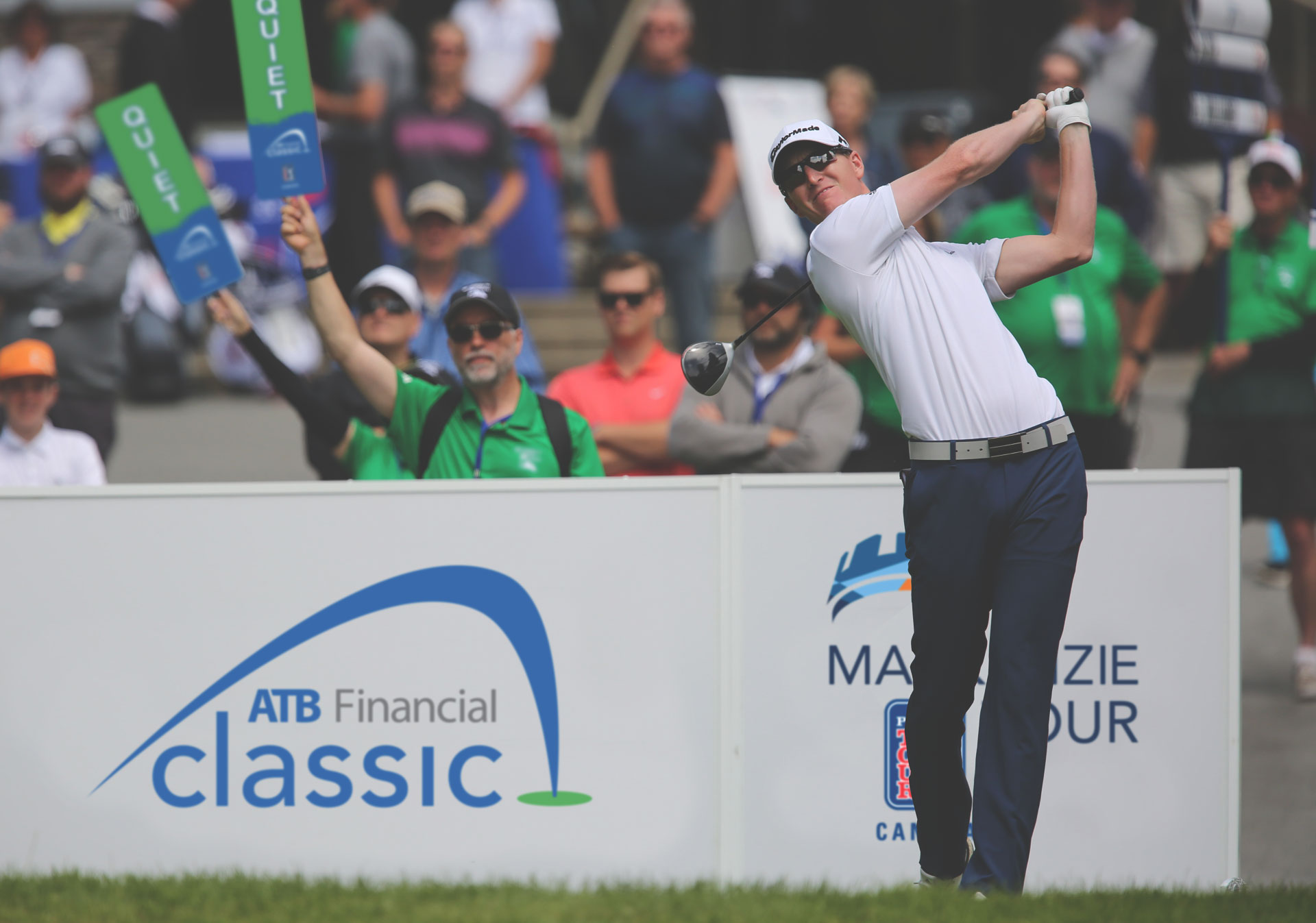 Follow a golfer or stay at one hole to watch all the action.