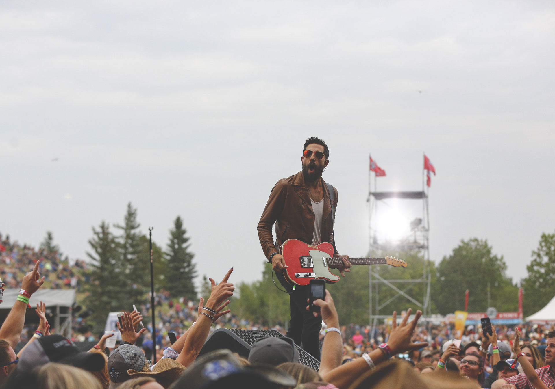 The atmosphere at Country Thunder is electrifying.